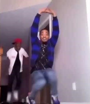 2 black guys dancing to “Collard greens” (schoolboy Q + Kendrick Lamar) Viral meme