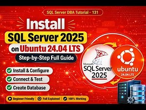 Install SQL Server 2025 on Ubuntu 24.04 LTS Step-by-Step Full Guide 🚀 #sqlserver #ubuntu #linux