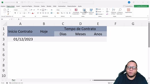 10K views · 55 reactions | Você já tentou calcular quantos dias, meses ou anos se passaram entre duas datas no Excel e ficou travado tentando descobrir qual fórmula usar? Então essa aula é exatamente o que você precisa. Neste vídeo, você vai aprender de forma prática e rápida como fazer esse cálculo com uma função que quase ninguém conhece, mas que entrega tudo o que você precisa com apenas uma linha: a função secreta DATADIF. | Hashtag Treinamentos | Facebook