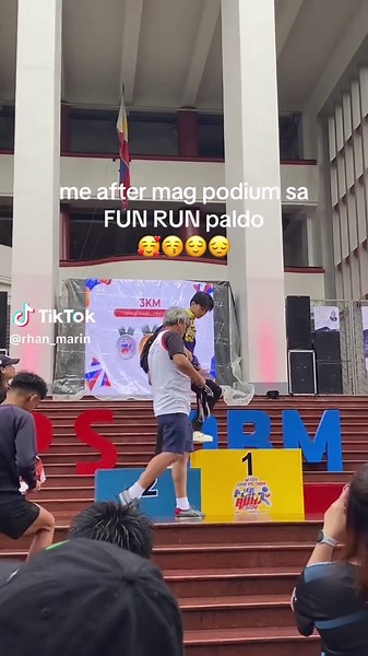 ONE MONEY🤣 #funrun #studentathlete #UP #marathon #athlete #runner