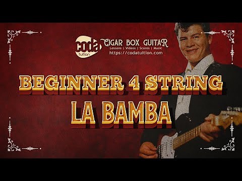 Beginner 4 String Guitar - La Bamba