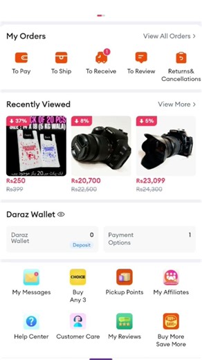 Daraz affiliate program in pakistan. online earning