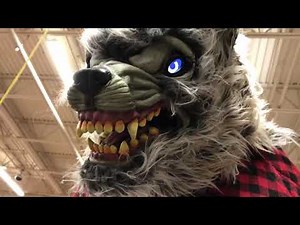 Animated Howling Werewolf with LifeEyes - Home Depot Halloween 2020
