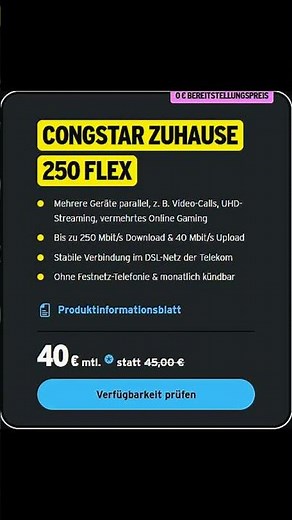 congstar Zuhause Internet – flexibel, fair, sofort startklar