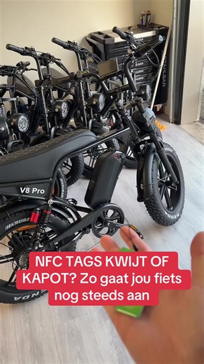 NFC TAGS KWIJT OF KAPOT? Zo gaat jou fiets nog steeds aan Code 4x 1111