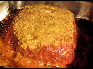 Rezept für Hackbraten mit Kartoffelkruste Kartoffeln knusprig lecker Rezept Gegrillt auch Backofen