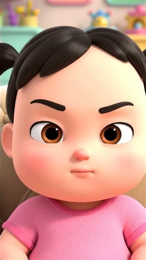 Funny Angry Baby Animation | Cute Cartoon Baby with Attitude!