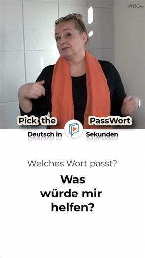 Pick the PassWort #004 – your weekly German listening challenge.