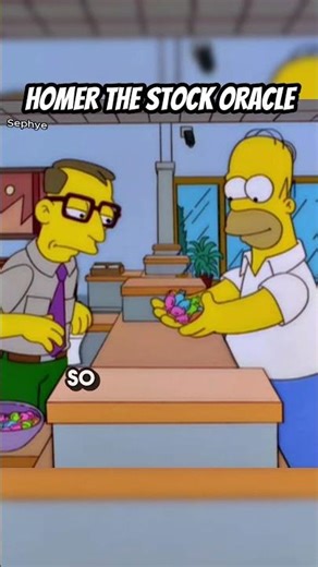 Homer The Stock Oracle #simpsons #shorts #thesimpsons #funny #funnyvideo