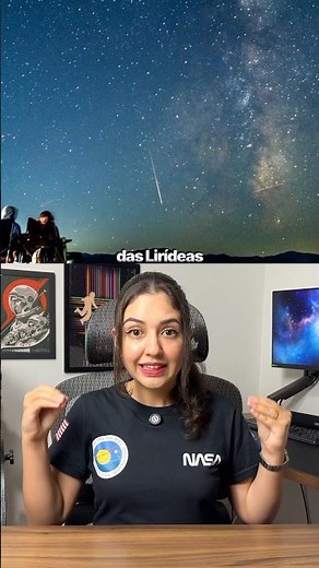 The early morning sky: Lyrid meteor shower! 💫 #astronomy #meteorshower #sky #space #meteors