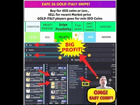 Webapp Auto Snipe Bot for BIG Profit Easy Coins #eafc26