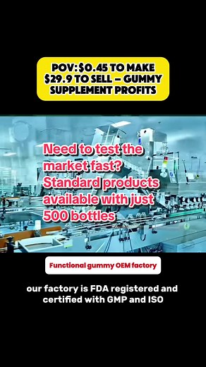 Test Your Market with Standard Products - 500 Bottles