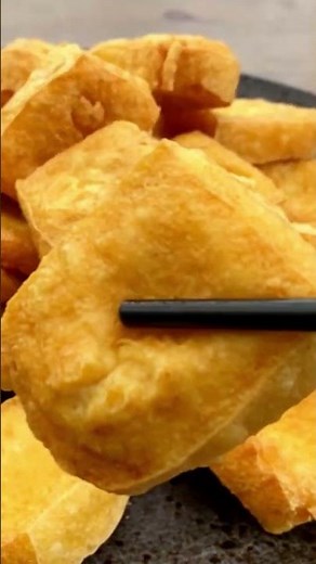 What does freshly fried TOFU taste like? #Shorts