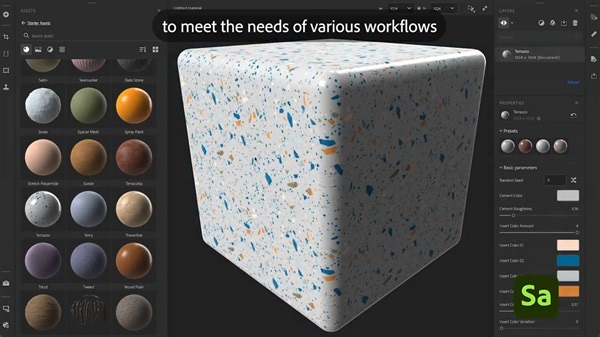 1.9K views · 53 reactions | Adobe has released Substance 3D Sampler 4.3, introducing texture generators, new materials, a Perspective Crop tool, and more. Check it out: https://80.lv/articles/adobe-s-substance-3d-sampler-4-3-is-out-now/ | 80 Level | Facebook
