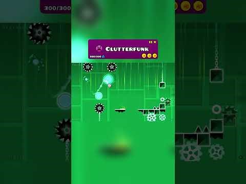 HIDDEN Coin in Clutterfunk - Gemetry Dash #shorts