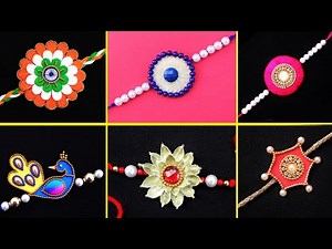 DIY: 6 Amazing Rakhi making Ideas for Competition 2021/How to make Rakhi at home