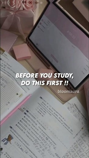 before you study, do this first 📈🌟
