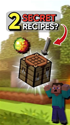 2 Minecraft Crafting Recipes 99% of Players Don’t Know! 😳 #minecraft #shorts #minecraftshorts