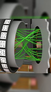 How does the Enigma machine scramble letters? #jaredowen #3danimation #ww2 #enigma #fyp