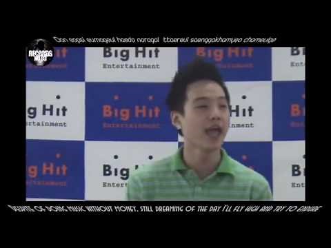 [ENG SUB + ROMAN] SUGA of BTS ( 방탄소년단) | BIG HIT Audition (Min Yoongi Pre Debut)