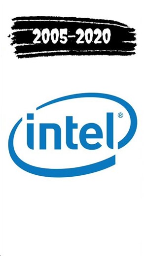 Intel logo evolution #intel #procesor