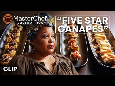 Luxurious Ostrich Canapes | MasterChef South Africa | MasterChef World