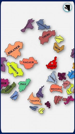 Map of Rajasthan / Rajasthan Geography