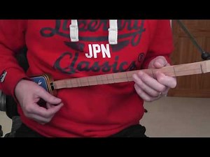 Smoke On The Water riff - One String Guitar (Canjo) Tutorial