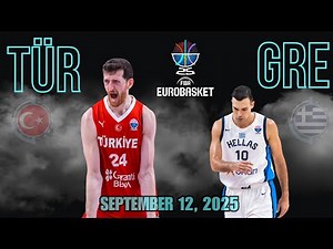 EuroBasket 2025 TÜRKİYE vs GREECE Highlights & Analysis!