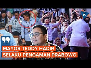 Mayor Teddy Dampingi Prabowo dengan Baju Mirip TKN, Ini Kata Bawaslu
