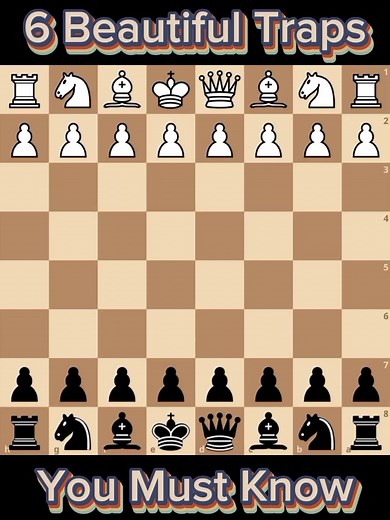 6 Beautiful Traps you must know Watch the Full Video 👇👇👇 #chessmaster #adsonreels #fbreels #chesstricks #chesstrap #reels #chess #chesstactics # | Chess Master