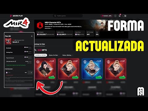 COMO COMPRA Y VENDER NFT EN MIR4, METODO ACTUALIZADO DICIEMBRE 2024