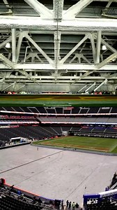 The field and stadium are now officially READY 🤩 (🎥 @nfl) 📺: #SBLVIII – Feb. 11, 6:30pm ET on CBS | New England Patriots on CBS Sports
