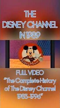Check out the shows and movies that debuted on The Disney Channel in 1989! #disneychannel #disney