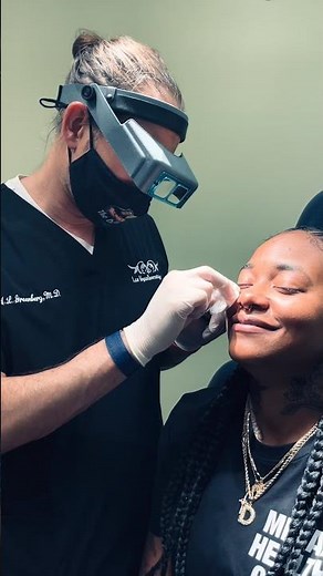 Suture removal🧵; 1 week post cyst excision 🔪 by Dr. Vegas at Las Vegas Dermatology®