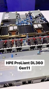 The HPE ProLiant DL360 Gen11 server is a rack-optimized 1U dense solution that delivers twin 4th Gen Intel Xeon Scalable processors with up to 60 cores, increased memory bandwidth, up to 8 B of memory, and high-speed PCIe Gen5 I/O. Drive backplane for E3.S, SSFF and LFF options. #hpe #servers #computers #datacenter | StorageReview