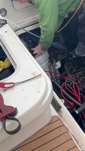 Changing engine oil, filter, and fuel filters on my 7.4 mercruisers