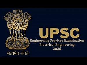 UPSC ESE EE First Order System Transient Response Analysis