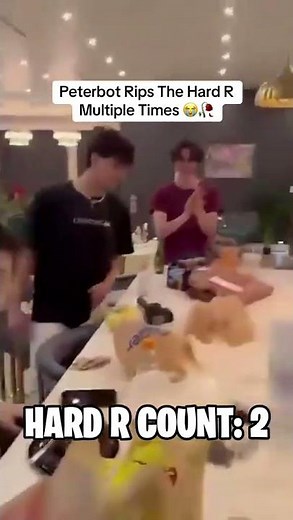 Peterbot says the Hard R MULTIPLE TIMES 😱