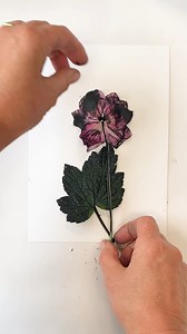 10K views · 201 reactions | Monoprinting Windflowers just before they...