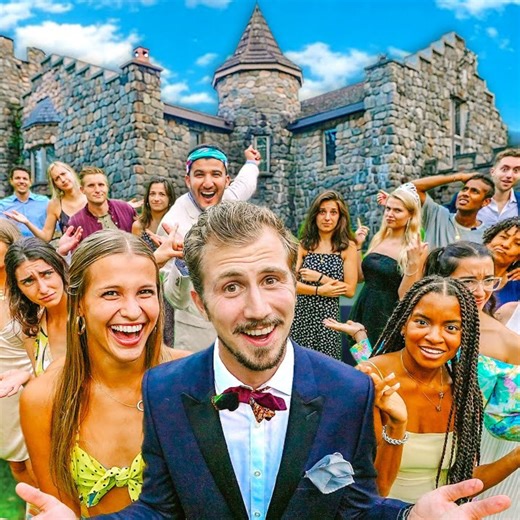 We Surprised 30 Strangers with a $12,000,000 Castle! | Yes Theory
