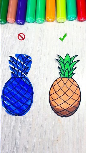 Blue Pineapple vs Normal Pineapple 🍍🔵