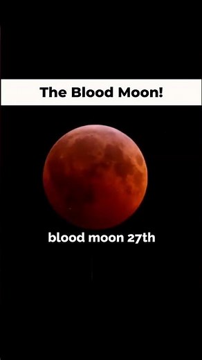 THE BLOOD MOON! 💀👆