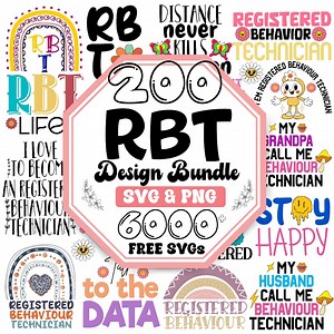 RBT SVG Bundle: Behavior Technician Designs (digital Download) - Etsy