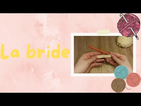 Tuto : faire une bride simplement au crochet #crochet #bride