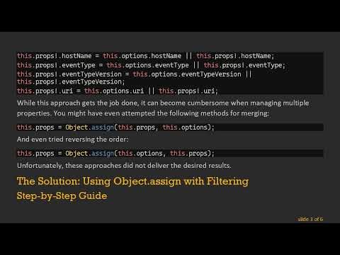 Effective Ways to Merge Objects in JavaScript
