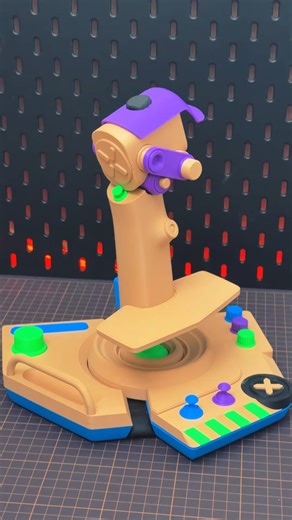Creality on Instagram: "Printing a game controller for fun! 🎮 Printer: SPARKX i7 (Link in my bio) Video by @fansee3d Model available at: https://c.creality.com/VZlRuog Printing Suggestions: Use PLA or ABS with 20% infill for durability. #SPARKXi7 #creality #3dprinting #3dprinter #3dprinted"