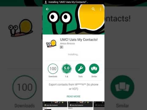 Export All Whatsapp contacts to Vcf-Check description first
