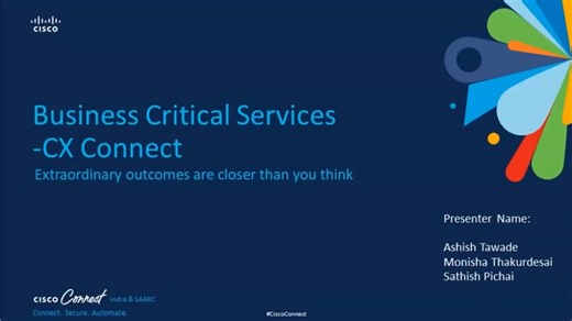 Business Critical Services - Cisco Video Portal