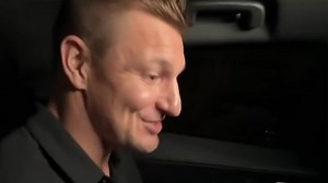 Rob Gronkowski and girlfriend Camille Kostek left stunned by driverless taxi